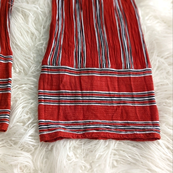 Sky and Sparrow Stripe Crop Pants - Picture 6 of 12